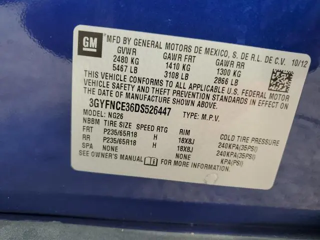 2013 CADILLAC SRX LUXURY COLLECTION  