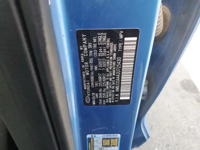 2018 HYUNDAI TUCSON SEL  