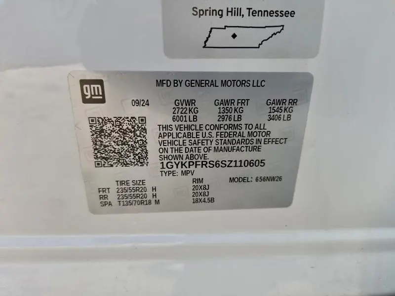 2025 CADILLAC XT6 PLATINUM PREMIUM LUXURY  