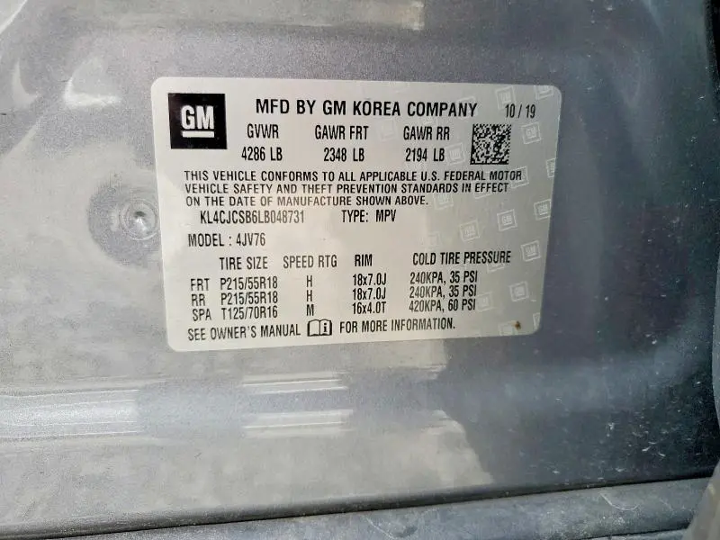 2020 BUICK ENCORE ESSENCE  