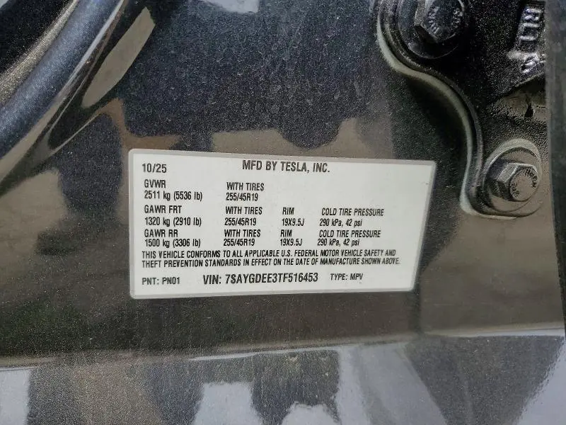2026 TESLA MODEL Y   