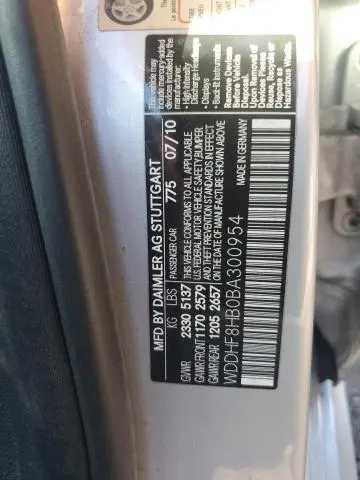 2011 MERCEDES-BENZ E 350 4MATIC  