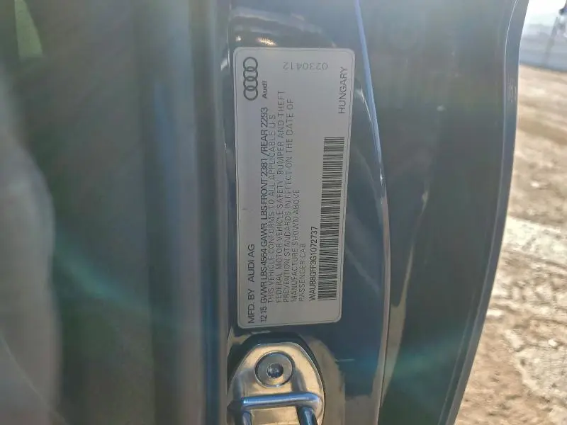 2016 AUDI A3 PREMIUM  