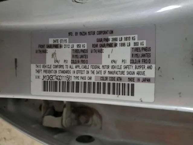 2016 MAZDA CX-3 TOURING  