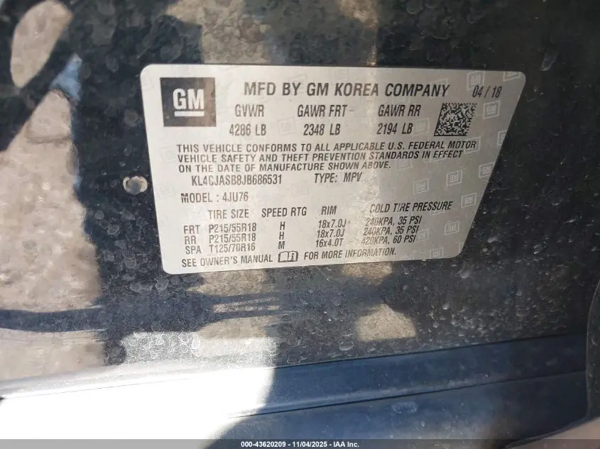 2018 BUICK ENCORE PREFERRED