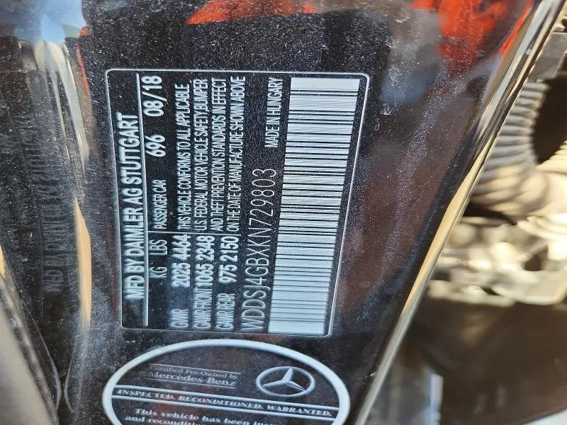 2019 MERCEDES-BENZ CLA 250 4MATIC  