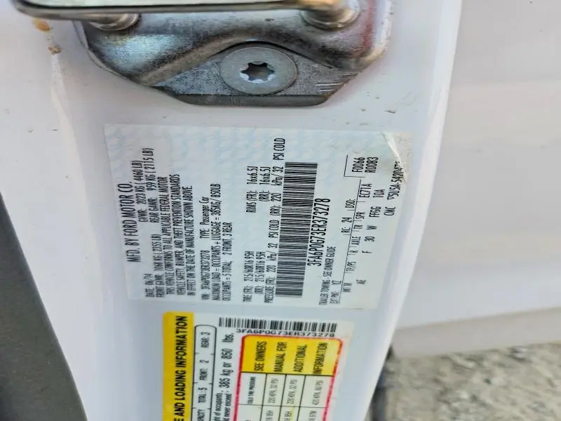 2014 FORD FUSION S  