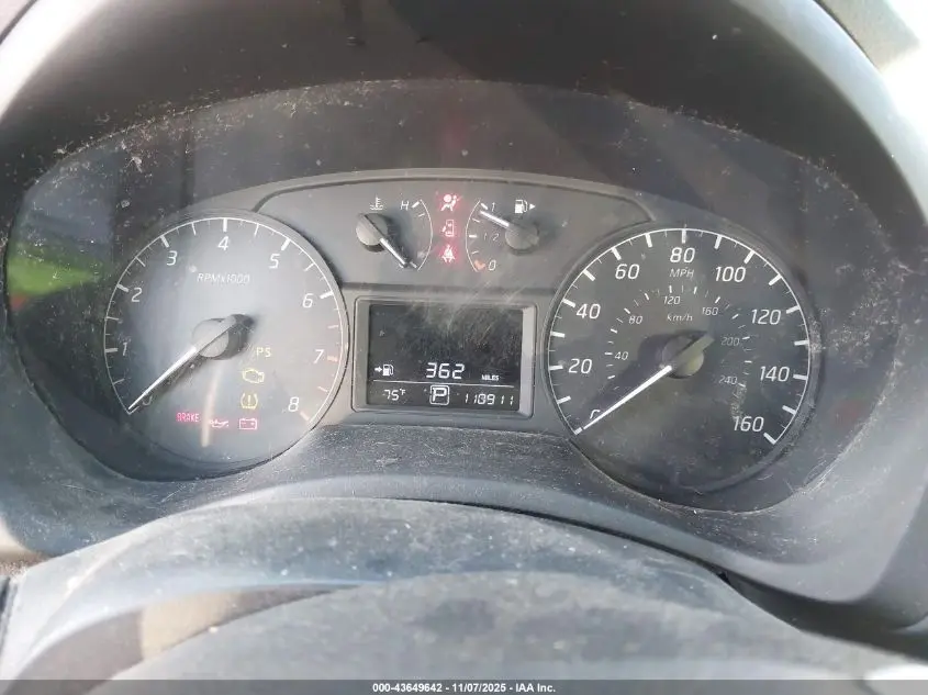 2015 NISSAN SENTRA S