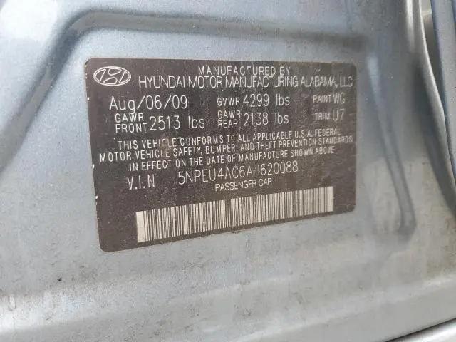 2010 HYUNDAI SONATA SE  