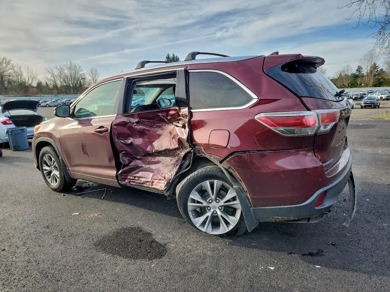 2014 TOYOTA HIGHLANDER XLE  
