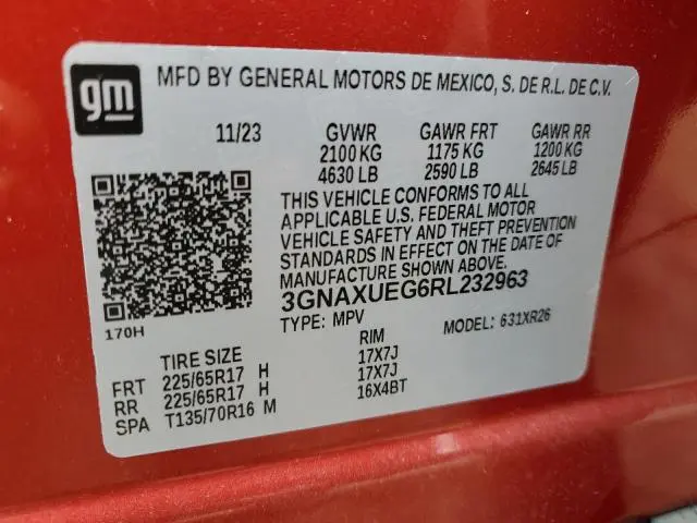 2024 CHEVROLET EQUINOX LT  