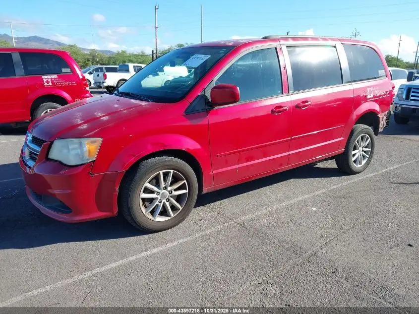 2014 DODGE GRAND CARAVAN SXT