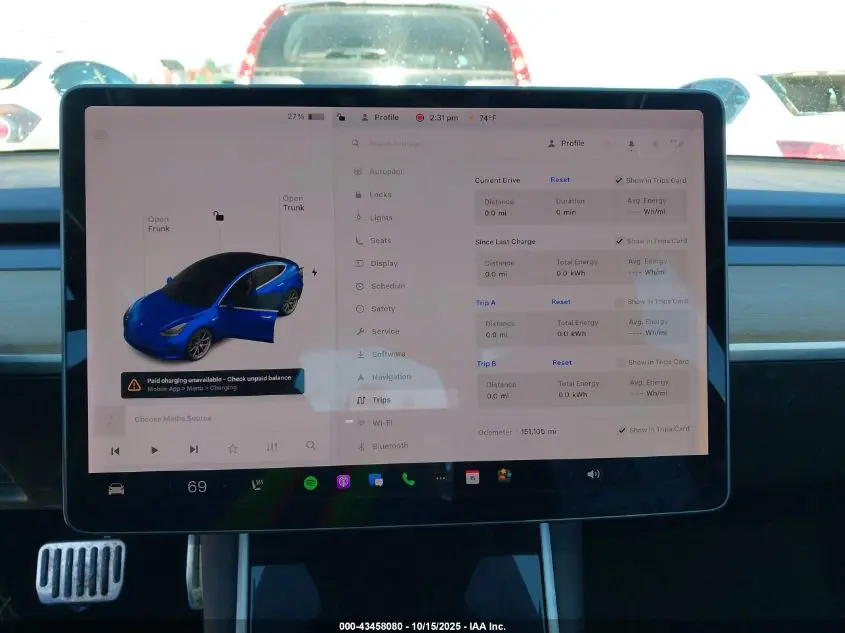 2019 TESLA MODEL 3 LONG RANGE/MID RANGE/STANDARD RANGE/STANDARD RANGE PLUS