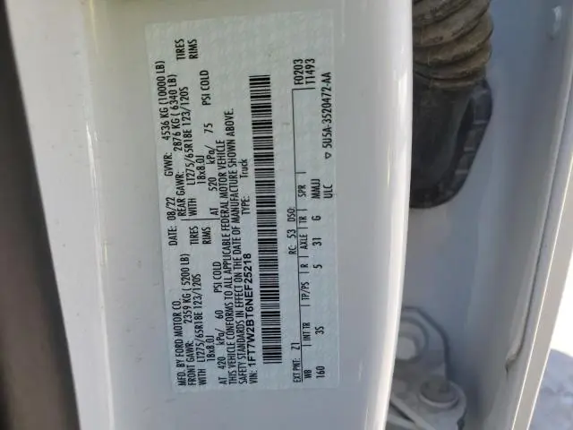 2022 FORD F250 SUPER DUTY  