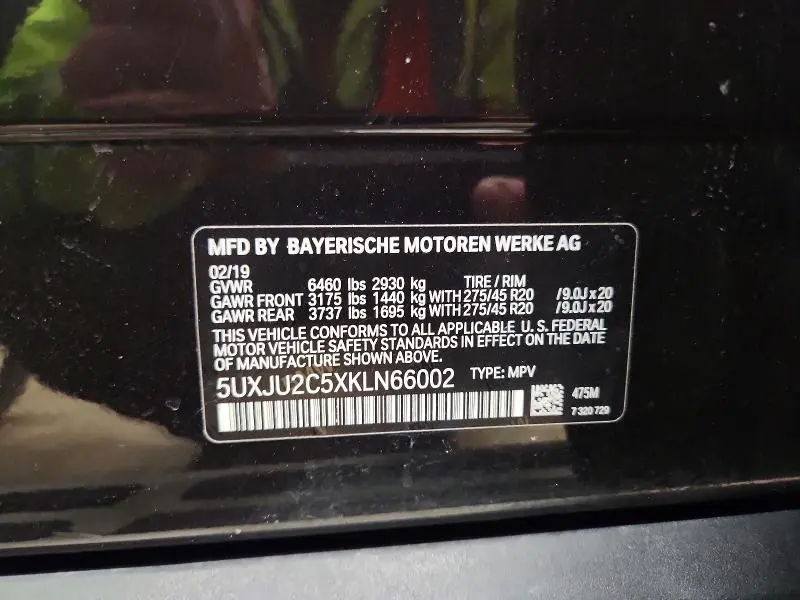 2019 BMW X5 XDRIVE50I  