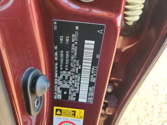 2015 TOYOTA HIGHLANDER HYBRID LIMITED  