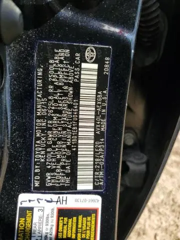 2015 TOYOTA AVALON HYBRID  