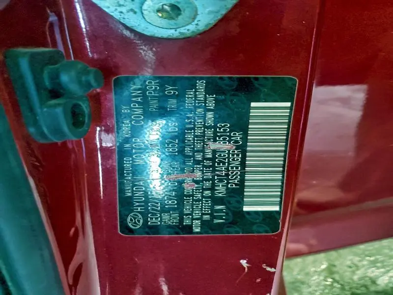 2016 HYUNDAI ACCENT SE  