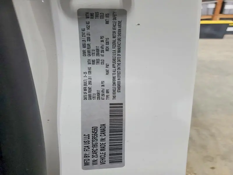 2025 CHRYSLER PACIFICA SELECT  