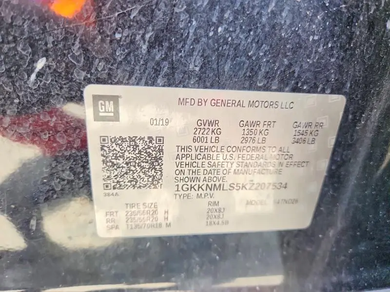 2019 GMC ACADIA SLT-1  