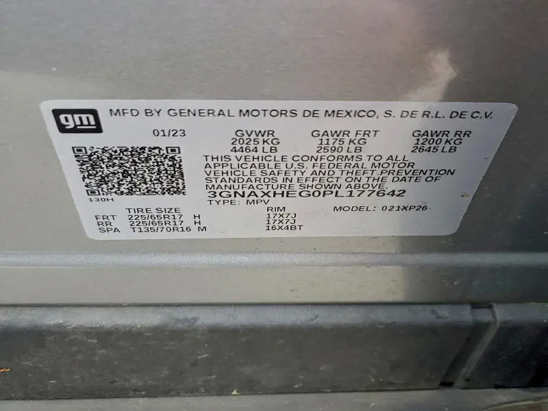 2023 CHEVROLET EQUINOX LS  