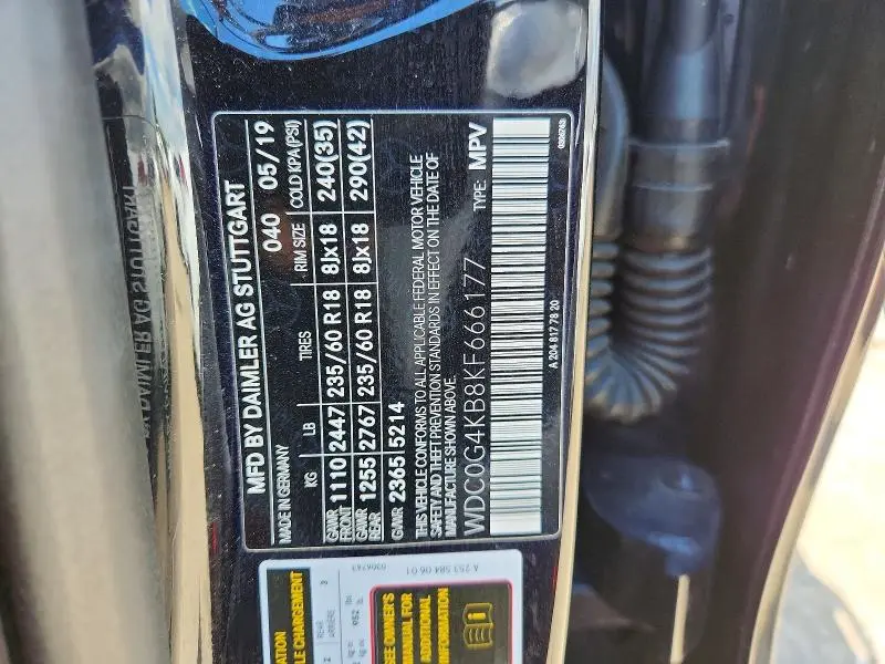 2019 MERCEDES-BENZ GLC 300 4MATIC  