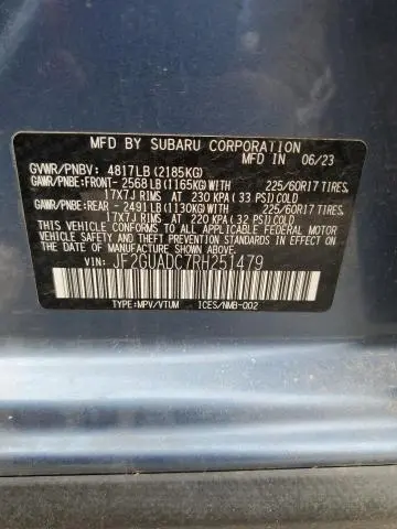 2024 SUBARU CROSSTREK PREMIUM  
