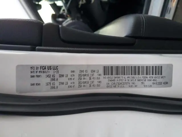 2019 JEEP GRAND CHEROKEE LIMITED  