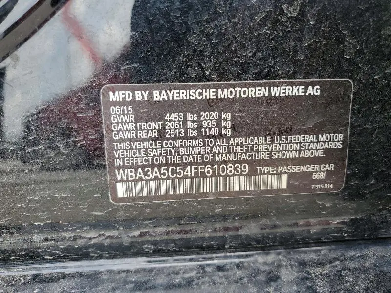 2015 BMW 328 I  