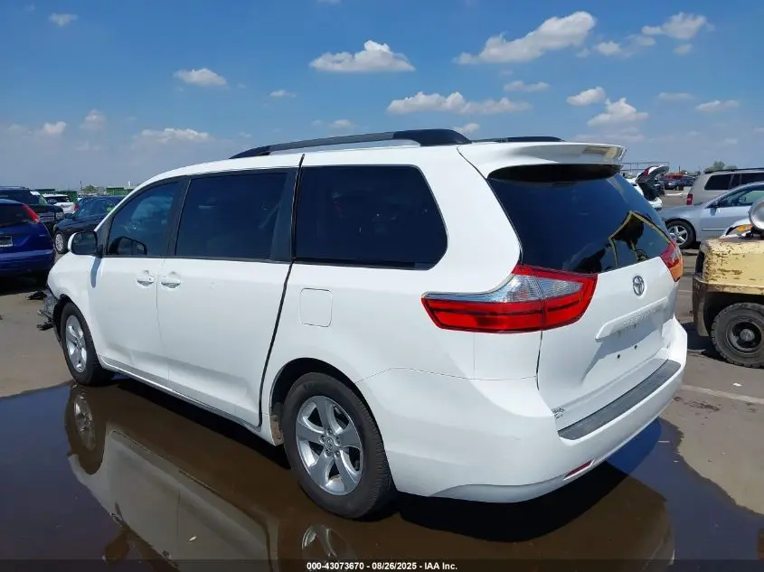 2015 TOYOTA SIENNA LE 8 PASSENGER