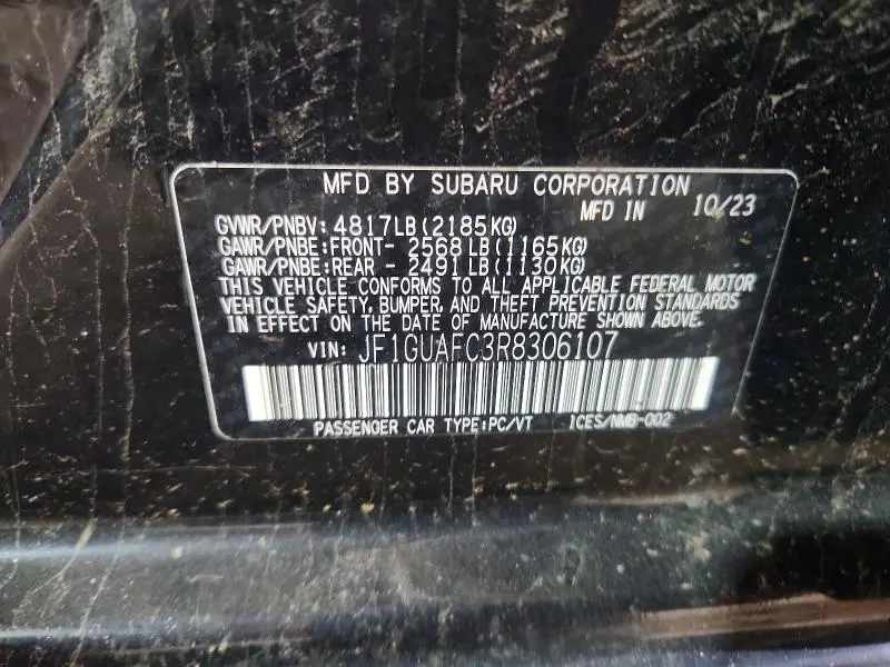 2024 SUBARU IMPREZA SPORT  