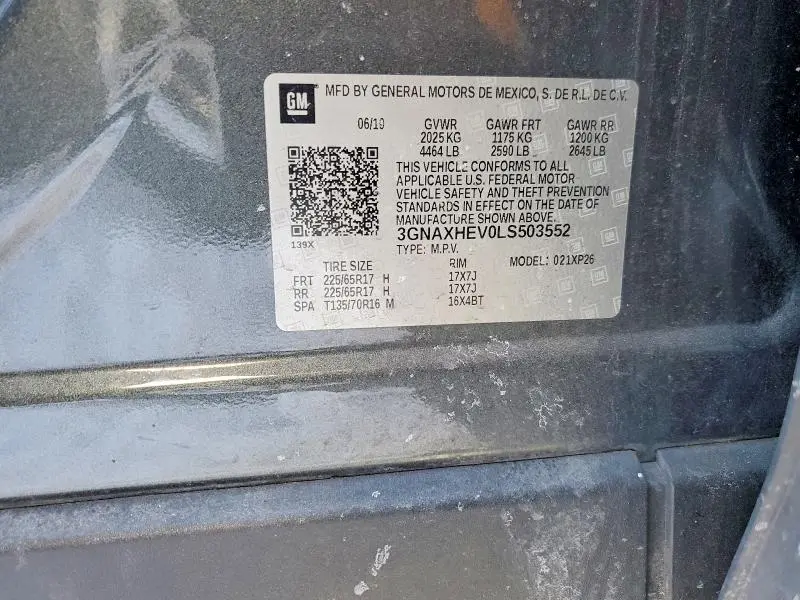 2020 CHEVROLET EQUINOX LS  