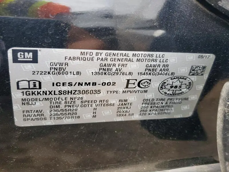 2017 GMC ACADIA DENALI  