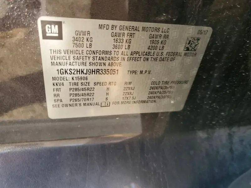 2017 GMC YUKON XL DENALI  