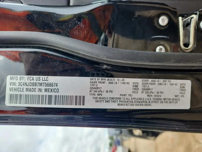 2021 JEEP COMPASS LATITUDE  