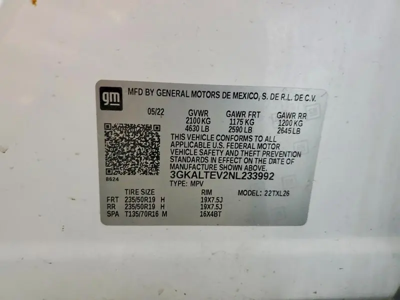 2022 GMC TERRAIN SLE  