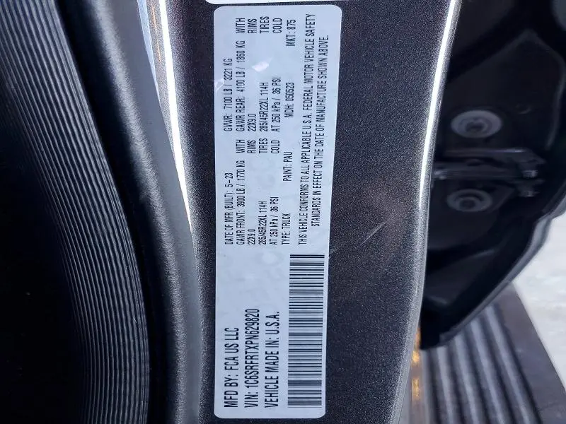 2023 RAM 1500 LARAMIE  