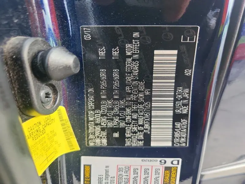 2017 LEXUS GX 460  
