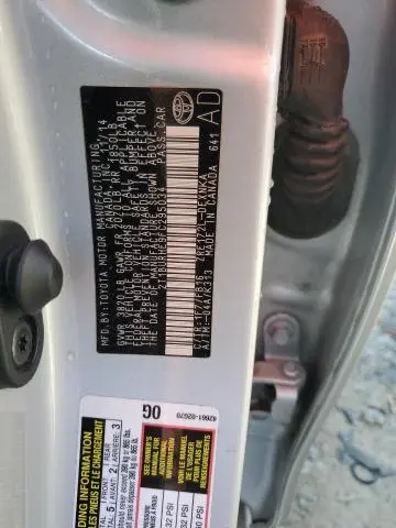 2015 TOYOTA COROLLA L  