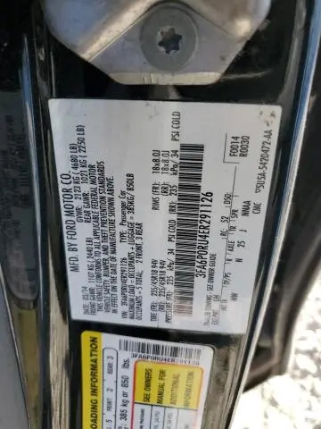 2014 FORD FUSION TITANIUM HEV  