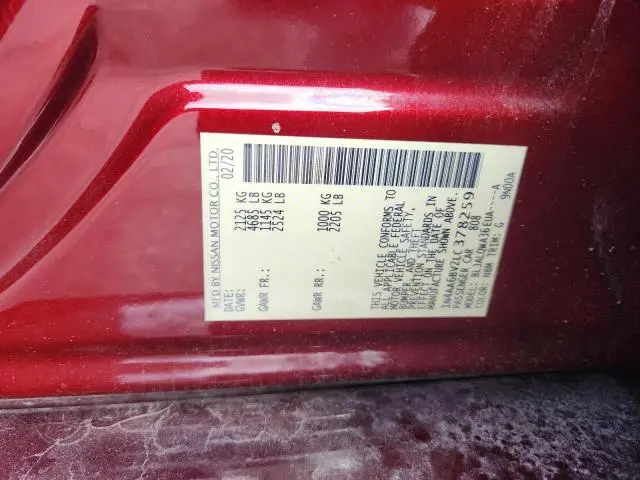 2020 NISSAN MAXIMA S  