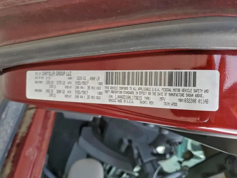 2010 JEEP WRANGLER SPORT  