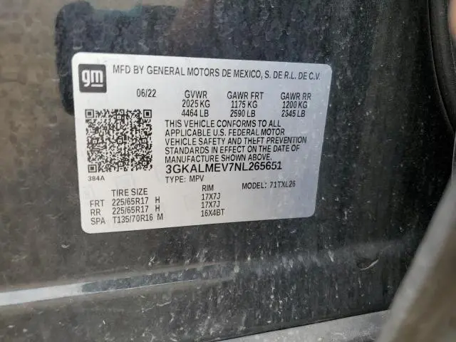 2022 GMC TERRAIN SLE  