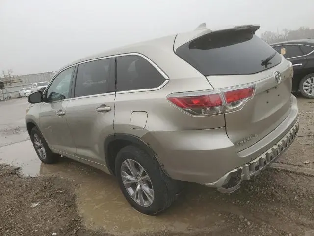 2015 TOYOTA HIGHLANDER LE  