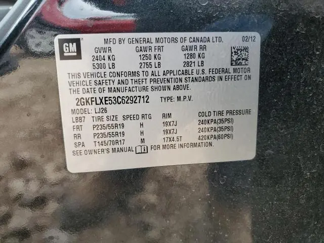 2012 GMC TERRAIN SLT