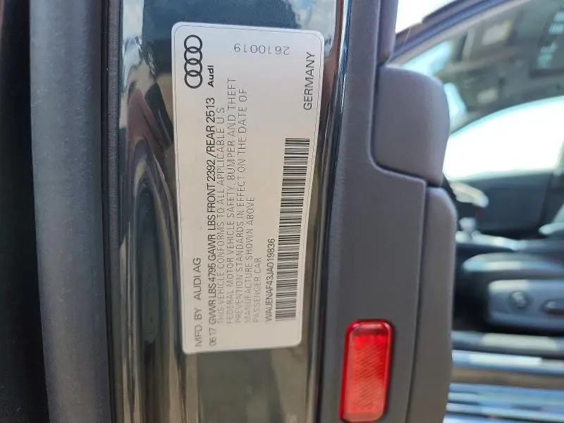 2018 AUDI A4 PREMIUM PLUS  