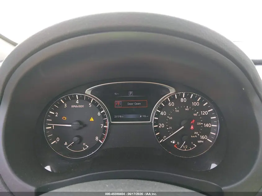 2016 NISSAN ALTIMA 2.5/2.5 S/2.5 SL/2.5 SR/2.5 SV