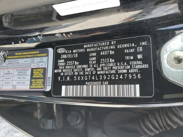 2018 KIA OPTIMA LX  