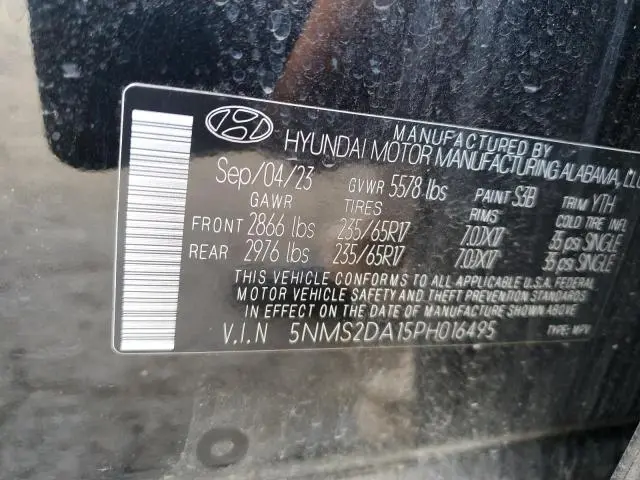 2023 HYUNDAI SANTA FE BLUE