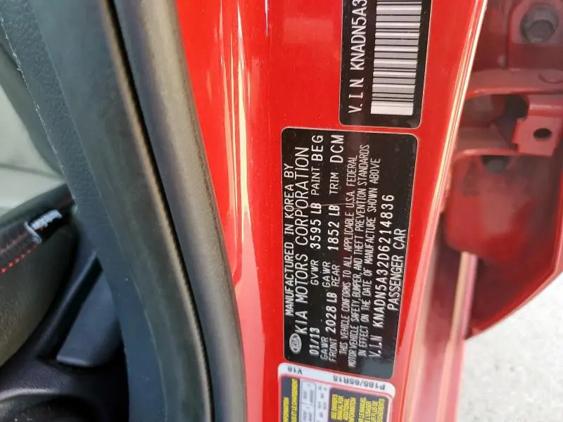 2013 KIA RIO EX  